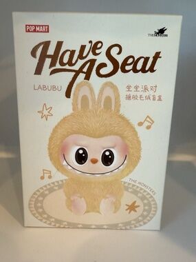 Authentic Have A Seat labubu sealed in box QuQu